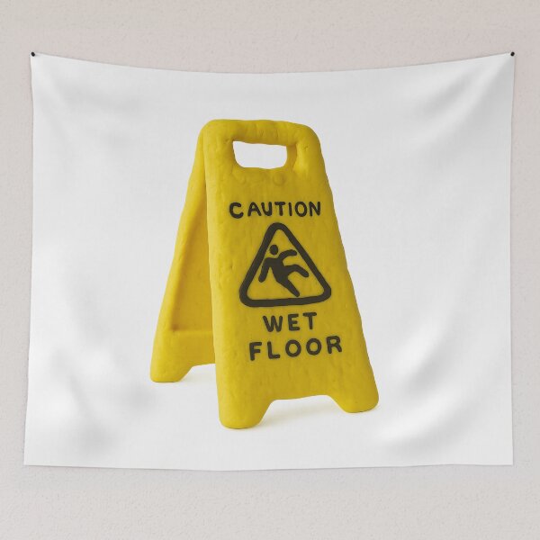 Item preview, Caution Wet Floor designed and sold by Kunst-Shirt.