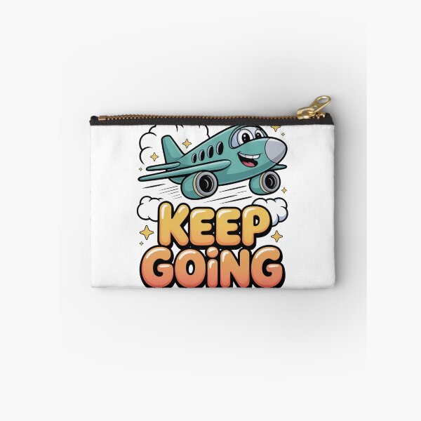 Item preview, Keep Going Cute Cartoon Jet Plane Design designed and sold by MonkiFlipp.