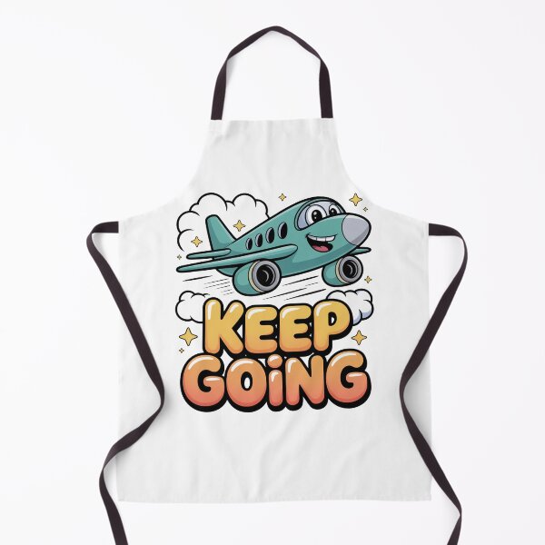 Item preview, Keep Going Cute Cartoon Jet Plane Design designed and sold by MonkiFlipp.