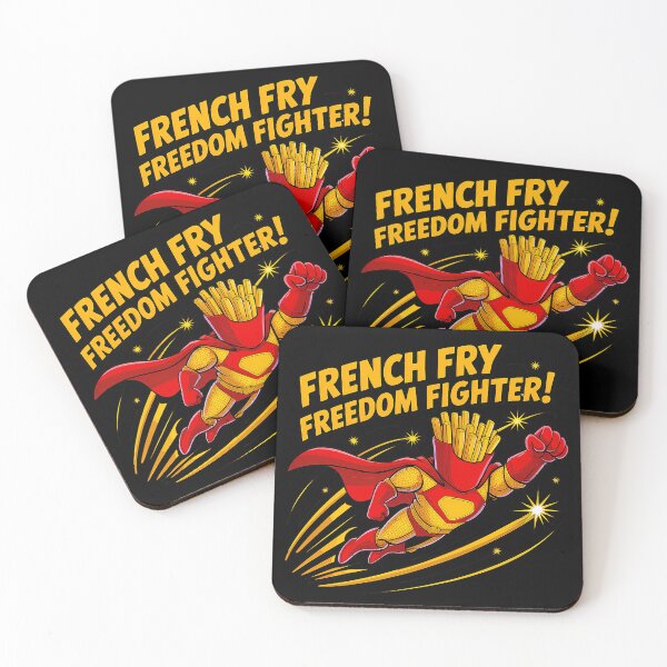 Item preview, French Fry Superhero Funny Fast Food Shirt designed and sold by Amanda's Factory.