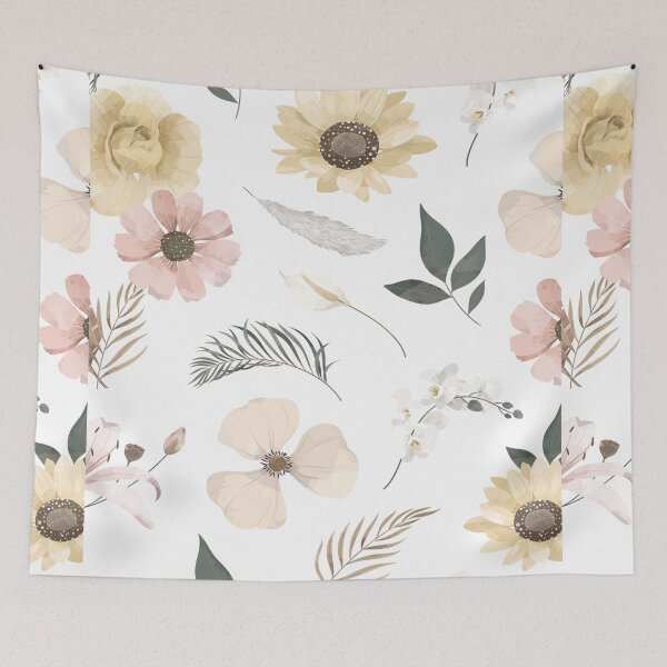 Item preview, flowers sunflowers soft colors designed and sold by LiskoDesign.