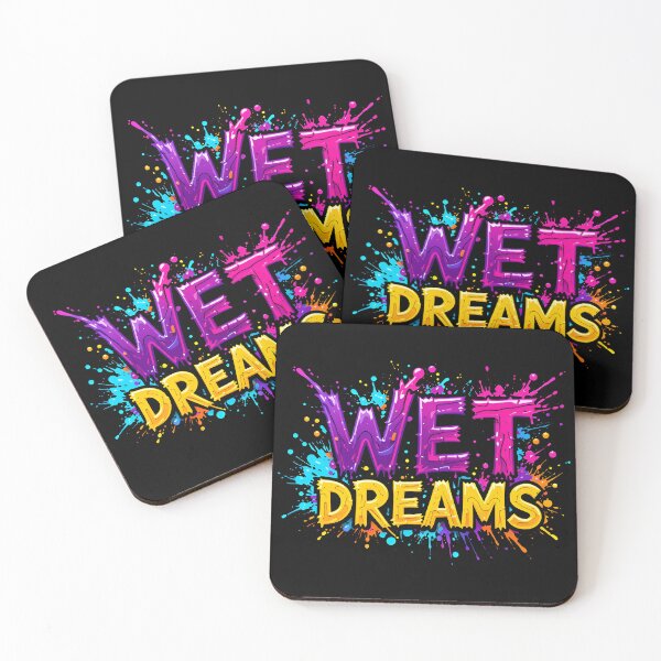 Item preview, Playful Typography Art - Bold Color Splatter Design designed and sold by BrushRushX.