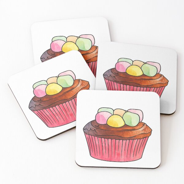 Item preview, Pastel Marshmallow Cupcake Design designed and sold by Pacika.