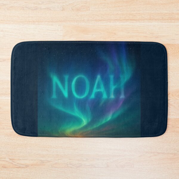 Item preview, Noah Aurora Borealis Art – Northern Lights Name Design in Night Sky designed and sold by VoidBloom Studio.