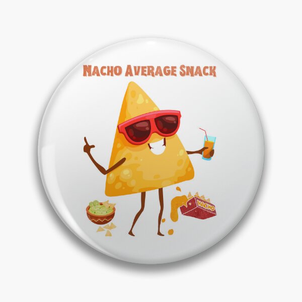 Item preview, Nacho Average Snack – Bold, Funny Nacho Chip Character for Foodies & Pun Lovers designed and sold by Zezeshop1.