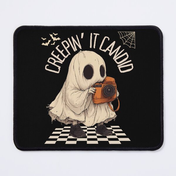 Item preview, Creepin’ It Candid Boo Sheet Ghost Photographer Design designed and sold by MTJ-Mushrooms.