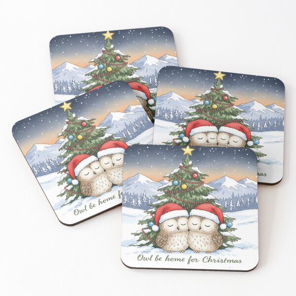 Item preview, Owl be home for Christmas designed and sold by kridel.