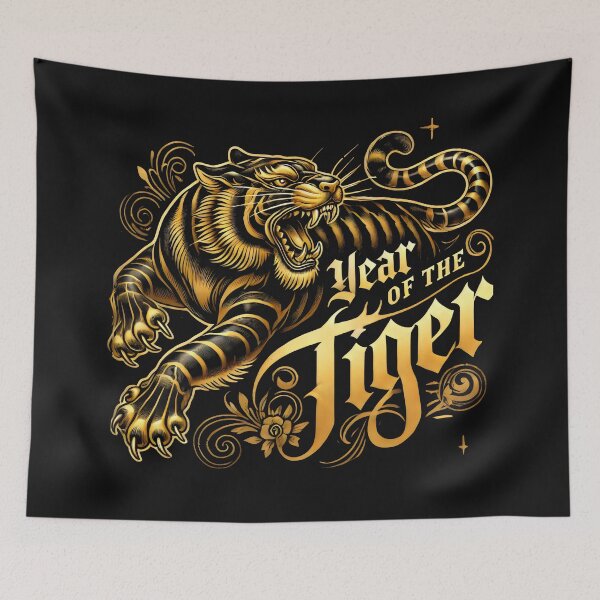 Item preview,  THE YEAR OF TIGER Old School's Style designed and sold by OLDSCHOOL0282.