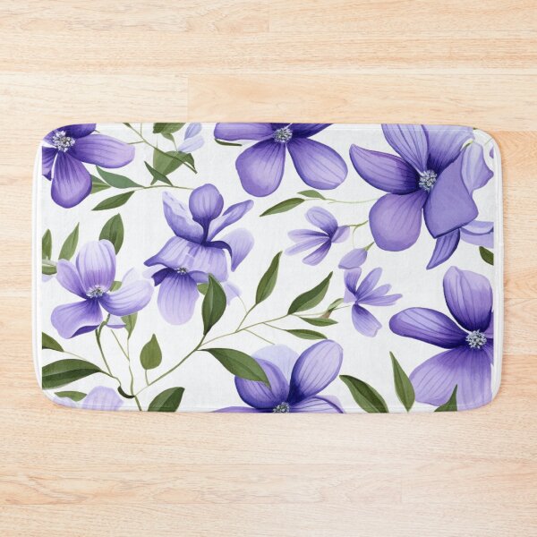 Item preview, small purple flowers violets designed and sold by LiskoDesign.