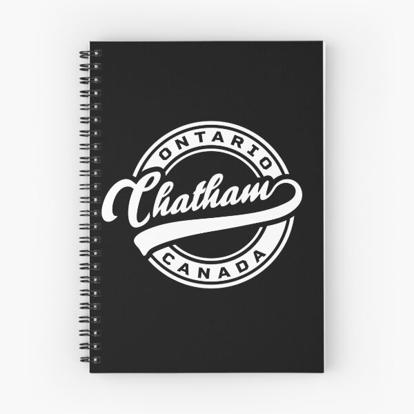 Item preview, Chatham Ontario Canada round baseball logo style in white color designed and sold by Jdawnink.