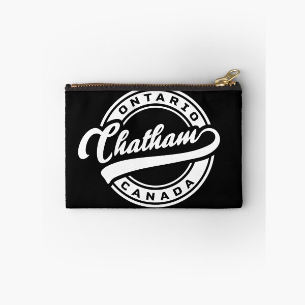 Item preview, Chatham Ontario Canada round baseball logo style in white color designed and sold by Jdawnink.