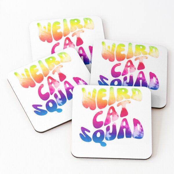 Item preview, Weird Cat Squad – Retro Tie-Dye Cat Lover Design designed and sold by Sweet Shirts.