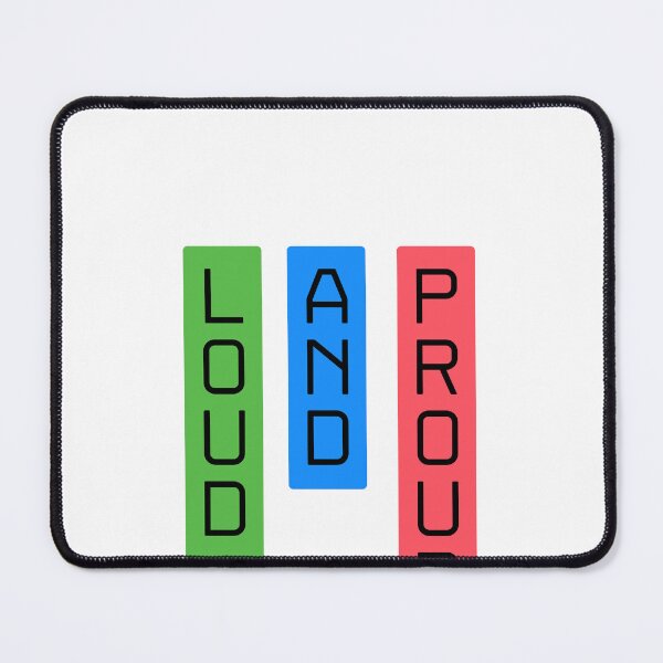 Item preview, loud and proud pride design designed and sold by parting-spirals.