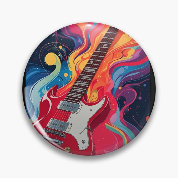 Item preview, Psychedelic Guitar designed and sold by Urban-Threadss.