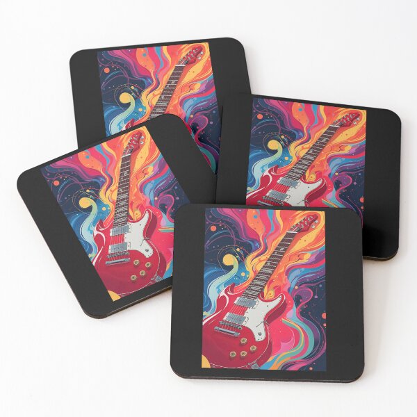Item preview, Psychedelic Guitar designed and sold by Urban-Threadss.