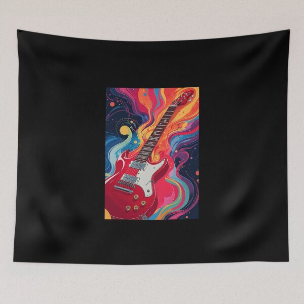 Item preview, Psychedelic Guitar designed and sold by Urban-Threadss.