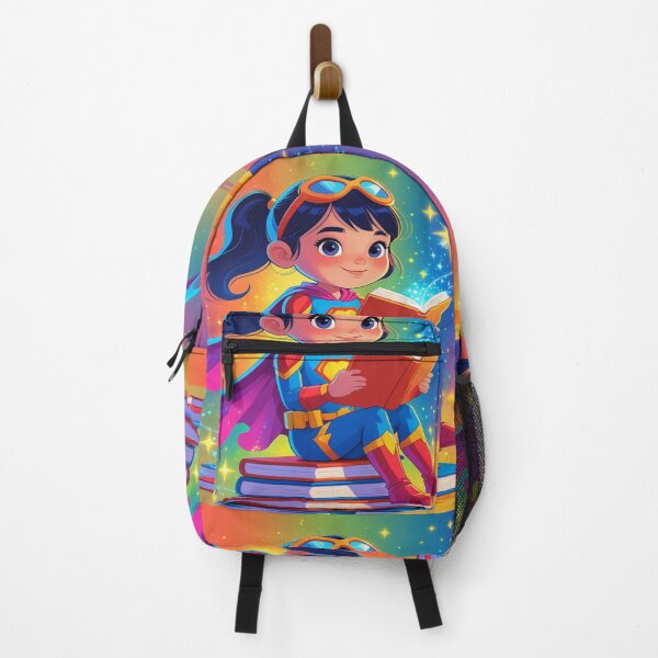 Item preview, Reading Is My Superpower - Cute Superhero Girl Book Lover Illustration designed and sold by jeanstore444.