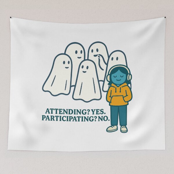 Item preview, Ivy Attending? Yes. Participating? No. designed and sold by StrangeFiz.