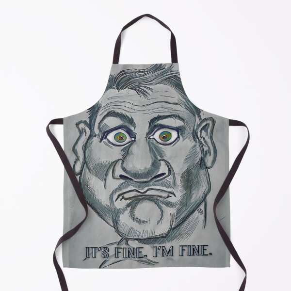 Item preview, 99% Anxiety, 1% Denial Caricature designed and sold by gleefulme.