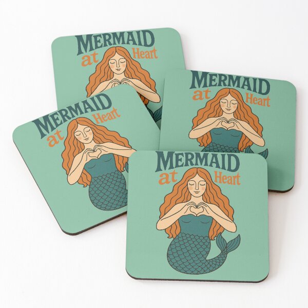 Item preview, Mermaid at Heart designed and sold by FrictionMaxxing.