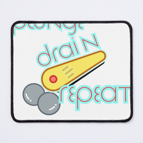 Item preview, Plunge. Drain. Repeat. Pinball Enthusiast Tshirt Funny  designed and sold by GlowbugsGrotto.