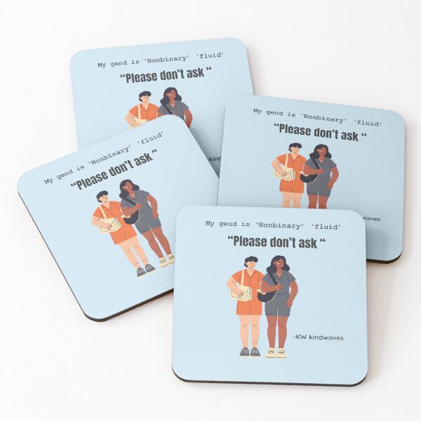 Item preview, My Gender Is Please Don’t Ask – Funny LGBTQ Sarcasm Print designed and sold by KWkindwaves.