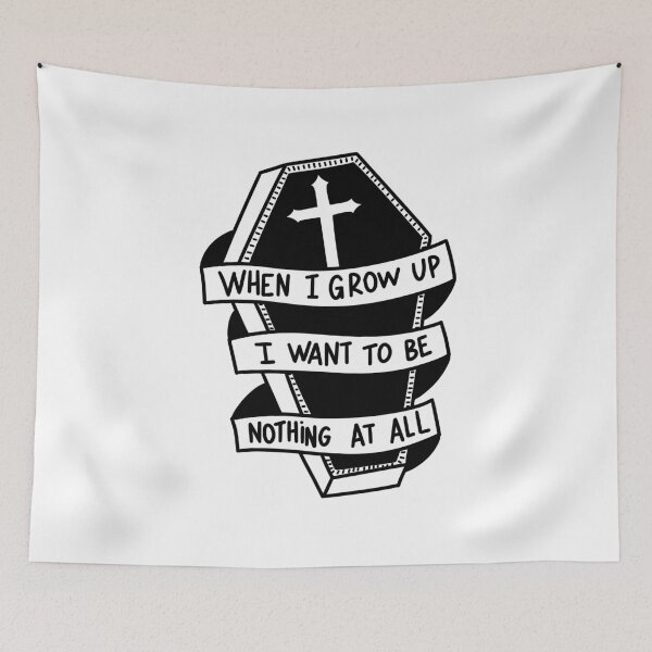 Item preview, When I Grow Up I Want To Be Nothing At All designed and sold by byebyesally.