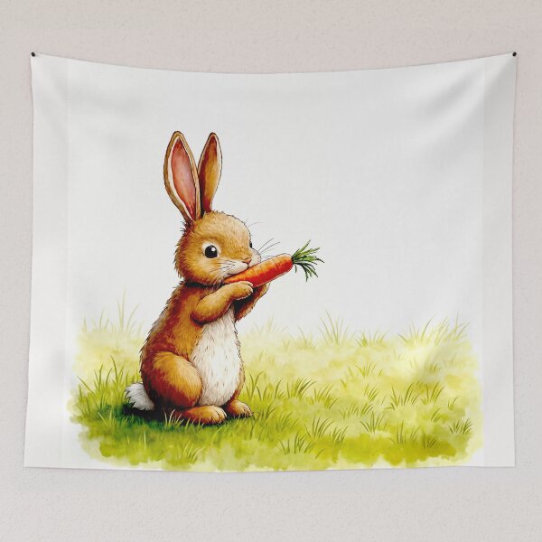 Item preview, Rabbit eating carrot designed and sold by Helios Be. Lavsh.