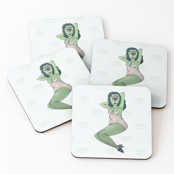 Item preview, Cyclops Pinup Girl designed and sold by carlyscreations.