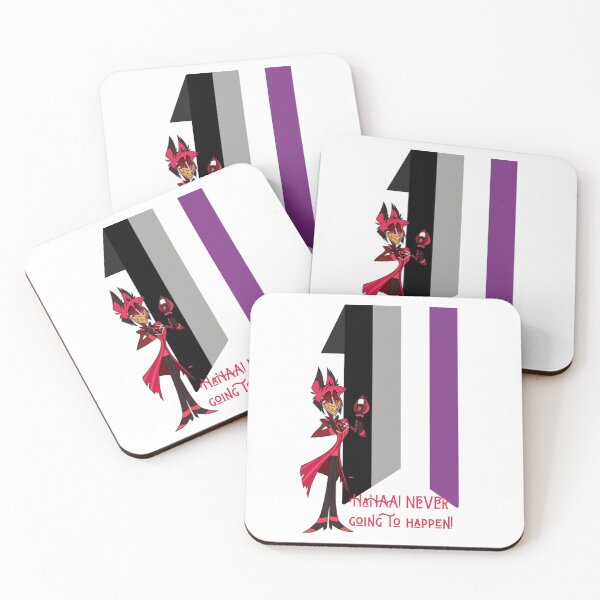Item preview, Hazbin Hotel Alastor Ace Flag "Never Going to Happen!" designed and sold by EriksRose.