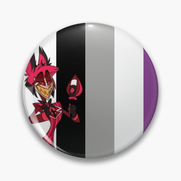 Item preview, Hazbin Hotel Alastor Ace Flag "Never Going to Happen!" designed and sold by EriksRose.