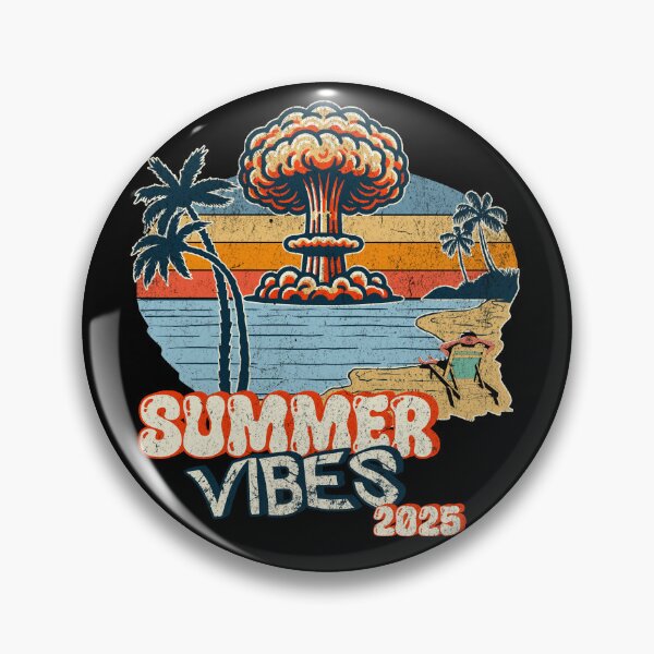 Item preview, Summer Vibes 2025 – Surreal Retro Beach with Explosion | Art & Design designed and sold by VariousGoodies.