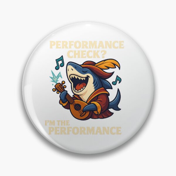 Item preview, Bard Shark – I’m the Performance Sticker designed and sold by SimplyAmped.