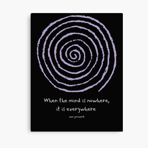 Item preview, Spiral design with zen proverb designed and sold by XDivineTees.