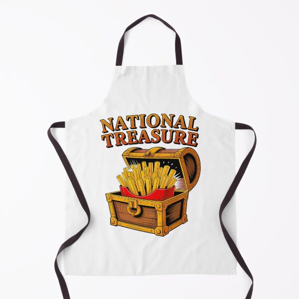 Item preview, Funny French Fries National Treasure Fast Food Humor designed and sold by Amanda's Factory.