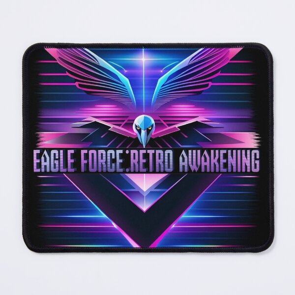 Item preview, Eagle Force: Retro Awakening – Split Typography Concept Art designed and sold by Whisky1111.