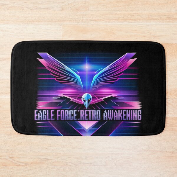 Item preview, Eagle Force: Retro Awakening – Split Typography Concept Art designed and sold by Whisky1111.