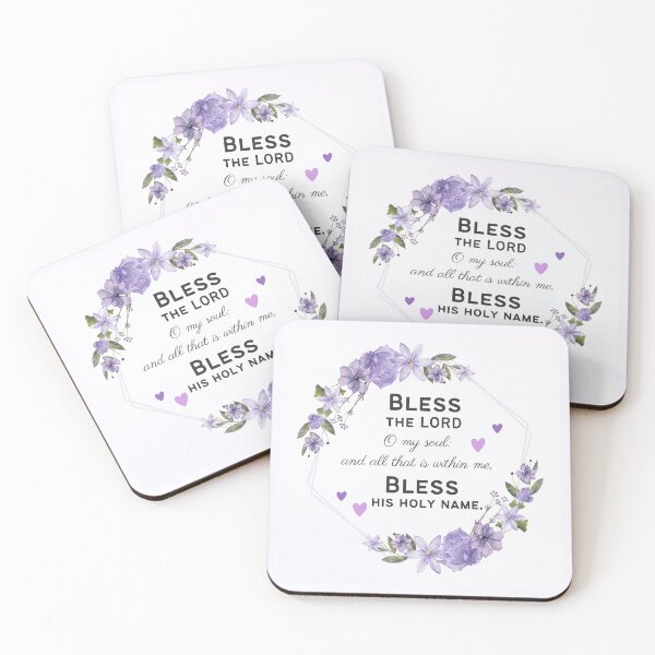 Item preview, Bless the Lord Oh my Soul bless his holy name Psalm 103:1 -  Christian Quote   designed and sold by Dailywalker22.