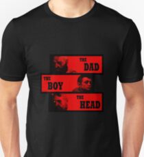 Dad, Boy and Head Unisex T-Shirt