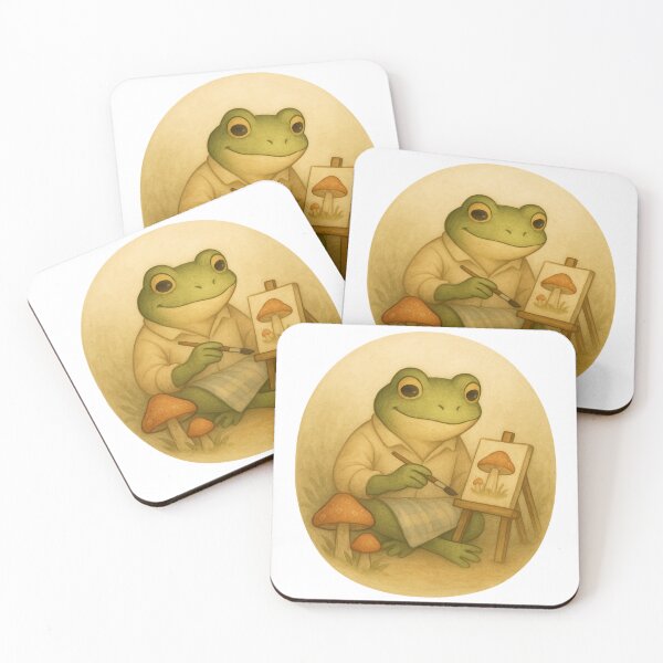 Item preview, Cozyfrog Painting Hour Cozy Cottage Friends Series designed and sold by OpenArt.