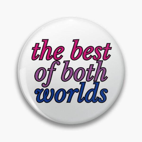 Item preview, THE BEST OF BOTH WORLDS | bi pride merch designed and sold by alocadastark.