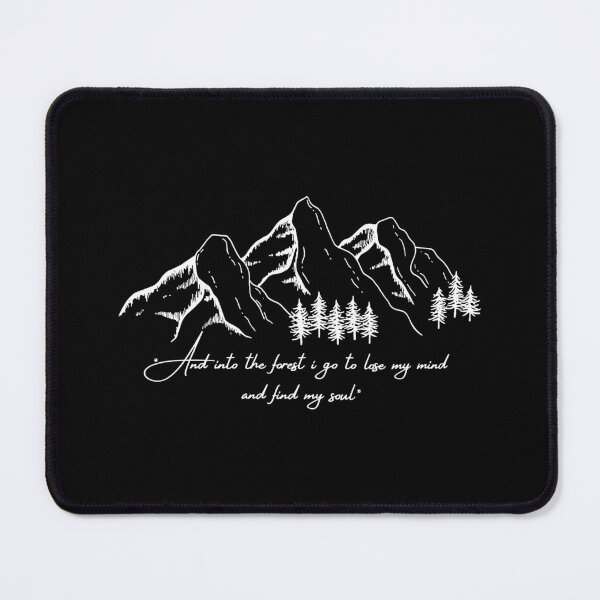 Item preview, Mountain Forest quote designed and sold by damionot2018.
