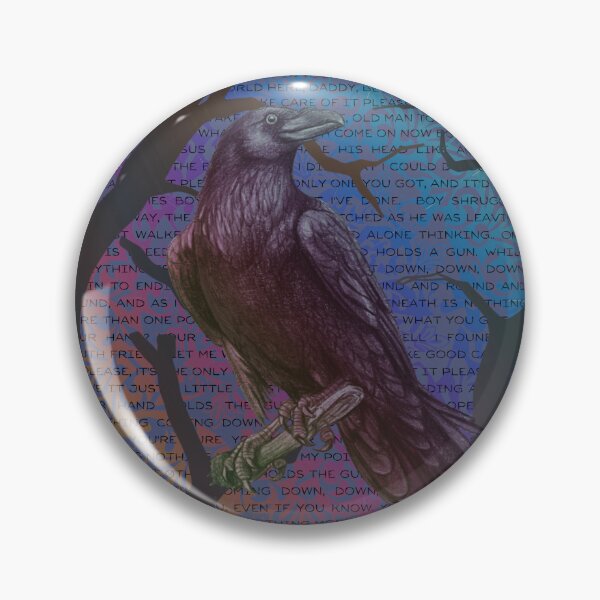 Item preview, Raven w/lyrics designed and sold by CrazedCreative.