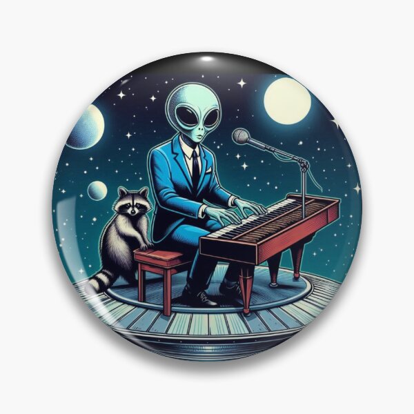 Item preview, Alien and cute raccoon designed and sold by Dogandesighn.