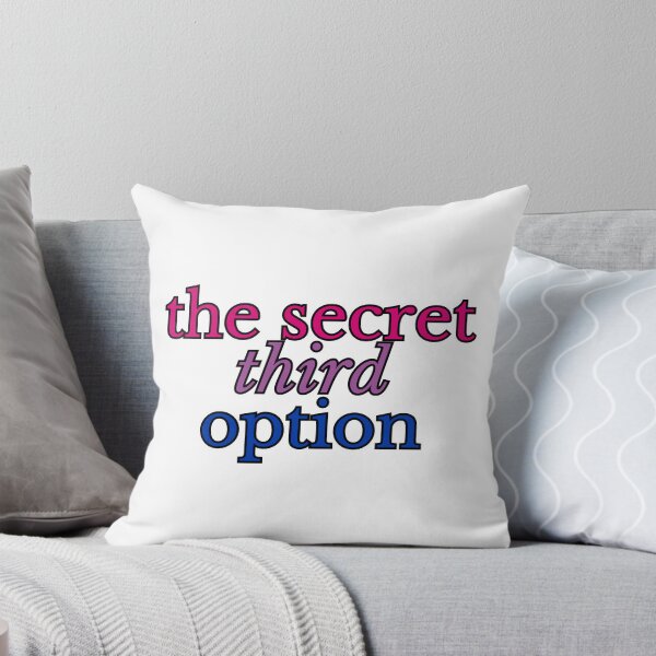 Item preview, THE SECRET THIRD OPTION | bi pride merch designed and sold by alocadastark.
