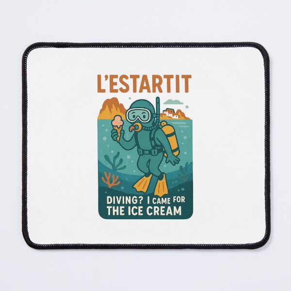Item preview, Copy of L’Estartit Dive Life – I Came for the Ice Cream designed and sold by SnappyPineapple.
