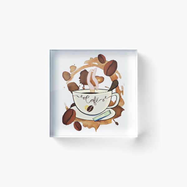 Item preview, Hot Coffee of Cafe designed and sold by DEZINOMANIA.