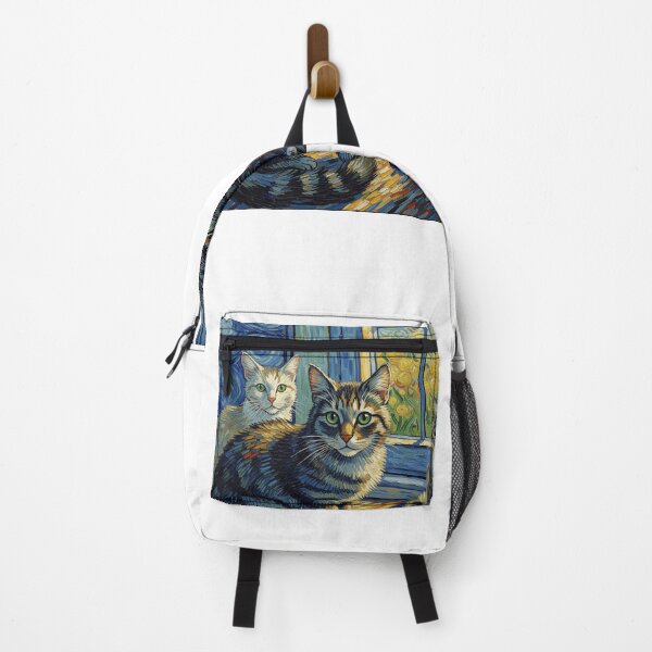 Item preview, Cute Van Gogh-style cats designed and sold by Adrplatinium.