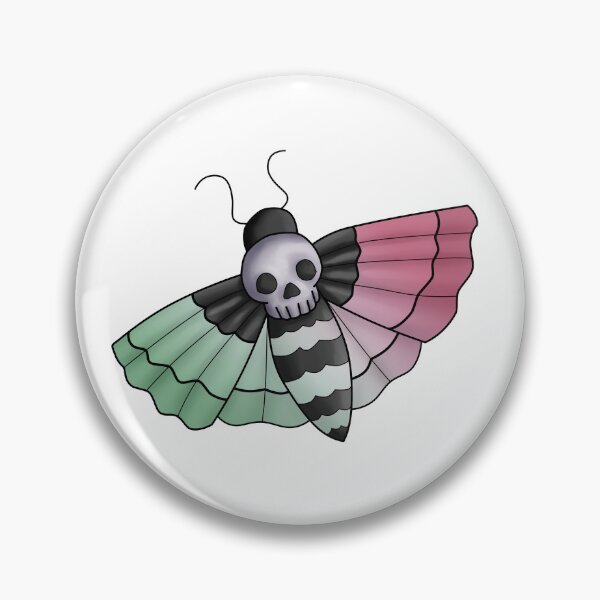 Item preview, Pride Moth: Abrosexual designed and sold by mxminty.