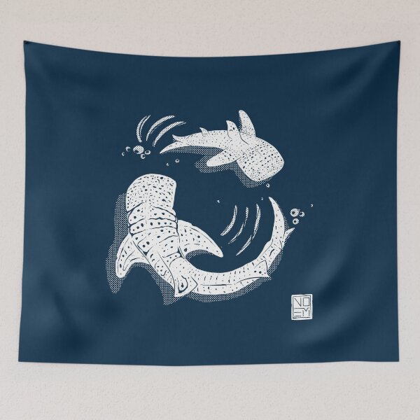 Item preview, Whale Shark White Print designed and sold by Noem-Prints.